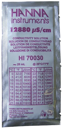 12.88 MS/cm Conductivity Solution - 20ml Sachets