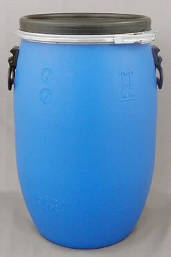 Blue Open Top Keg