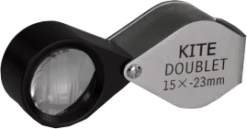 Doublet Loupe Hand Lens, 23mm, 15x Magnification
