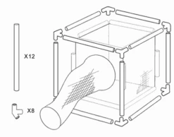 BugDorm-4 Insect Rearing Cage (32.5 X 32.5 X 32.5cm) -Wildlife Monitoring Equipment 211478 1
