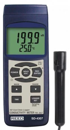 Reed SD-4307 Conductivity / TDS / Salinity Datalogger
