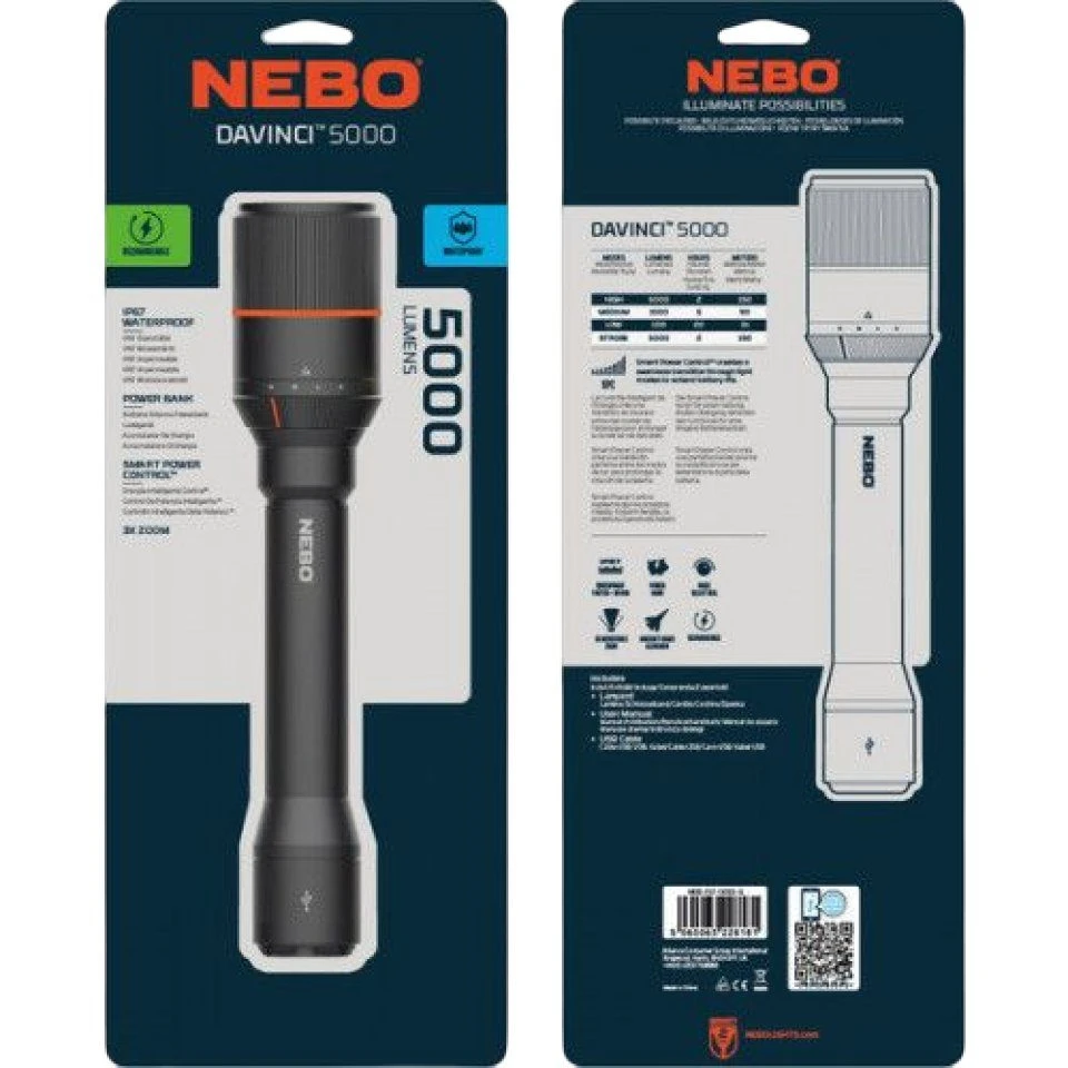 Nebo Davinci Rechargeable Torch 4 Nebo Davinci Rechargeable Torch - Image 4