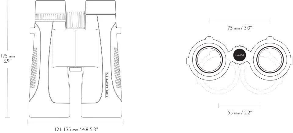 Hawke Endurance ED Marine Binoculars 3 Hawke Endurance ED Marine Binoculars - Image 3